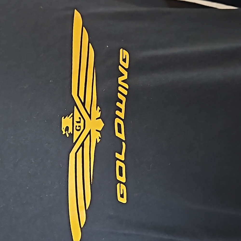 Goldwing logo, L, long sleeve black t-shirt, honda licensed product - Picture 3 of 7